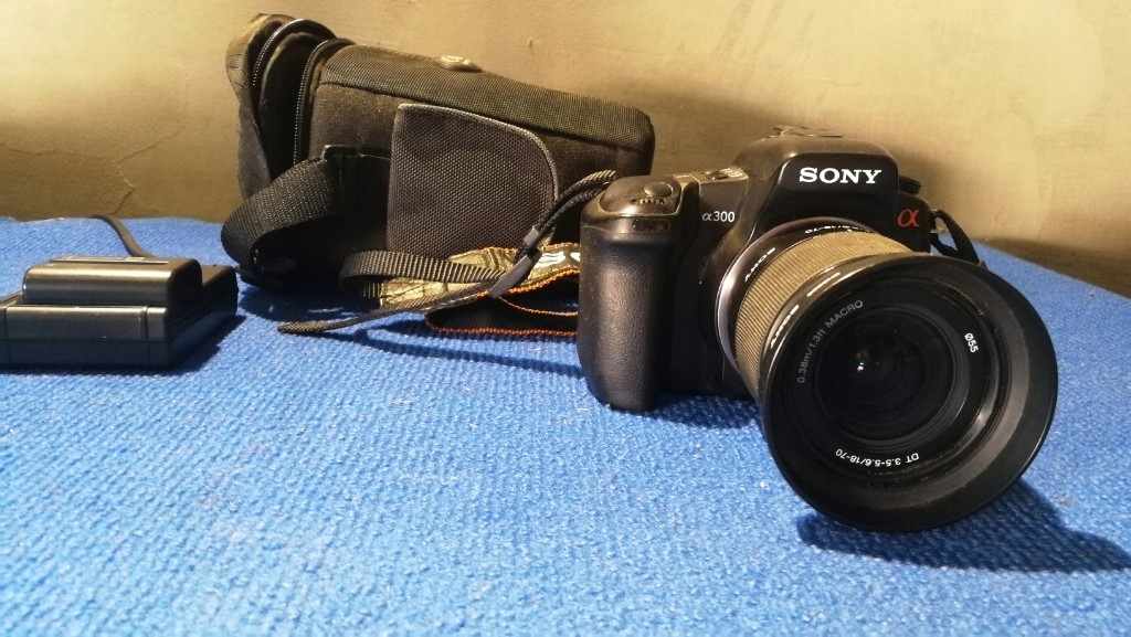 Sony A300 z obiektywem 3.5-5.6/18-70 Licytacja 1zł - 7661648613 ...