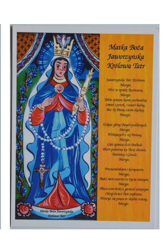 MATKA BOŻA-JAWORZYŃSKA KRÓLOWA TATR