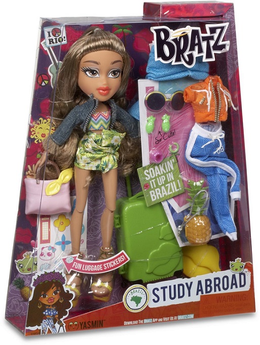 LALKA BRATZ YASMIN BRAZIL SUPER KOLEKCJA STUDY AB