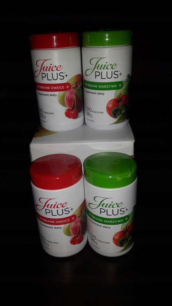 Kapsułki juice plus owoce oraz warzywa (180 sztuk)