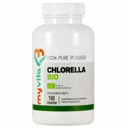 Chlorella BIO proszek 100g MyVita detoks
