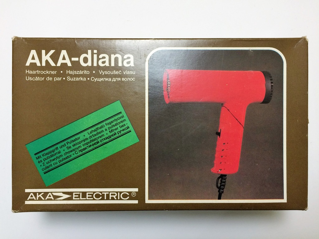 SUSZARKA DO WŁOSÓW SKŁADANA AKA-DIANA 800W NRD