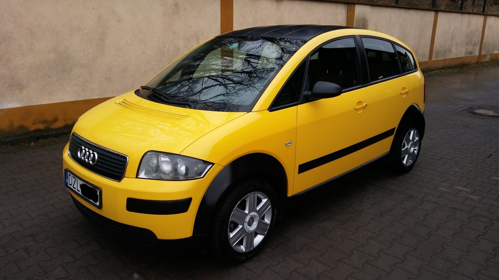 Śliczne AUDI A2 1.4 TDI 90KM !! żółte SUPER STAN