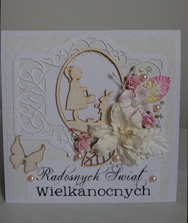 Kartka Wielkanocna ręcznie robiona