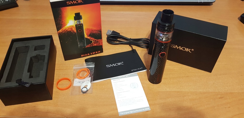 SMOK STICK V8 3000mAh + TFV8 BIG BABY CARBON !!!