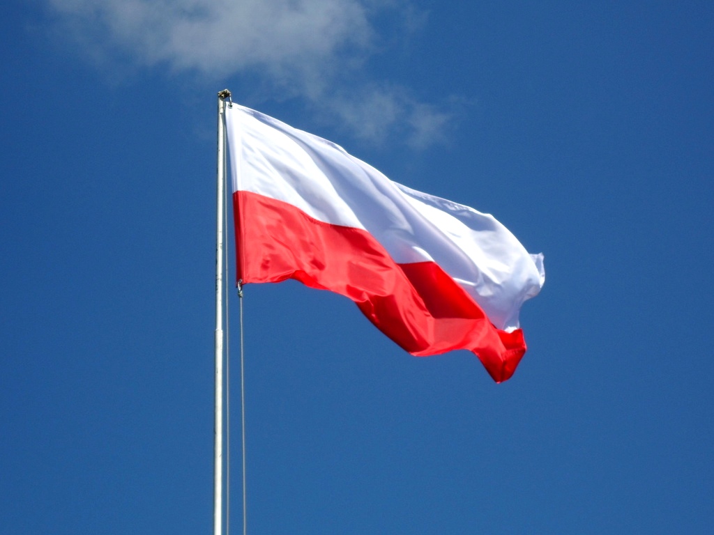 Polska Flaga Narodowa 70 x 112 cm na Maszt - 7266704284 ...