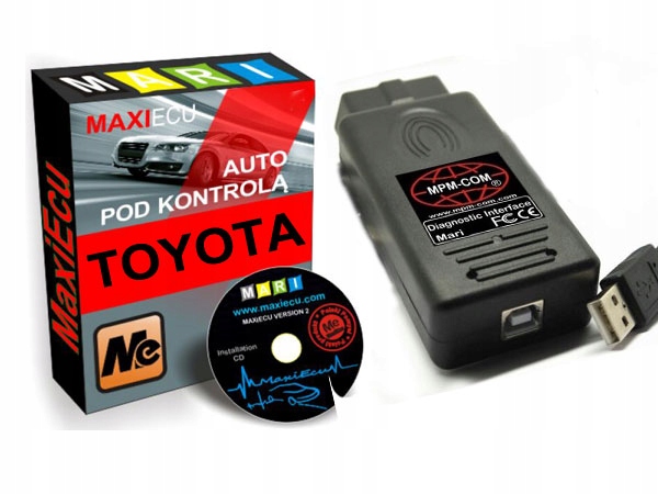 MaxiEcu2 - Toyota + interfejs MPM-COM - INTER-MAC