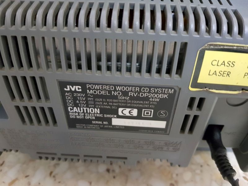 BOOMBOX JVC RV - DP200 - 7253205194 - oficjalne archiwum Allegro