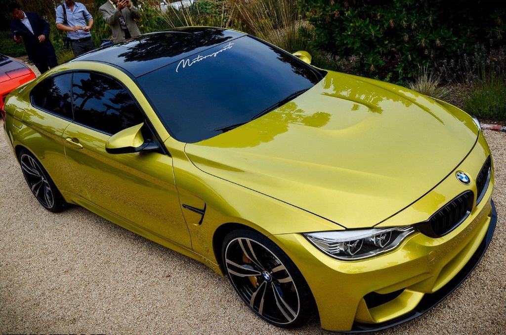 < BMW Motorsport > naklejka na szybę przód