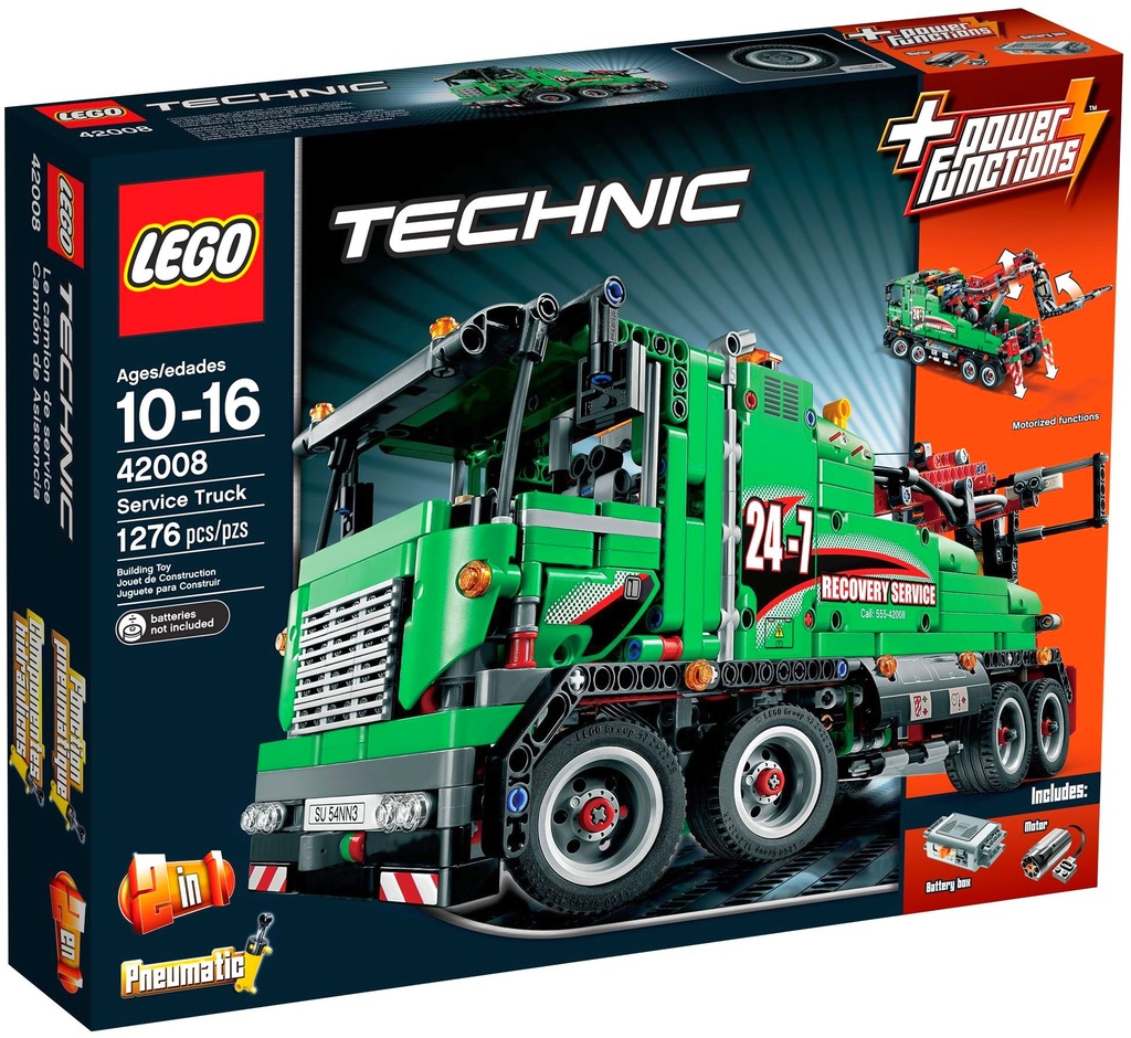 NOWE LEGO TECHNIC 42008 WÓZ TECHNICZNY - 6831402707 - oficjalne ...