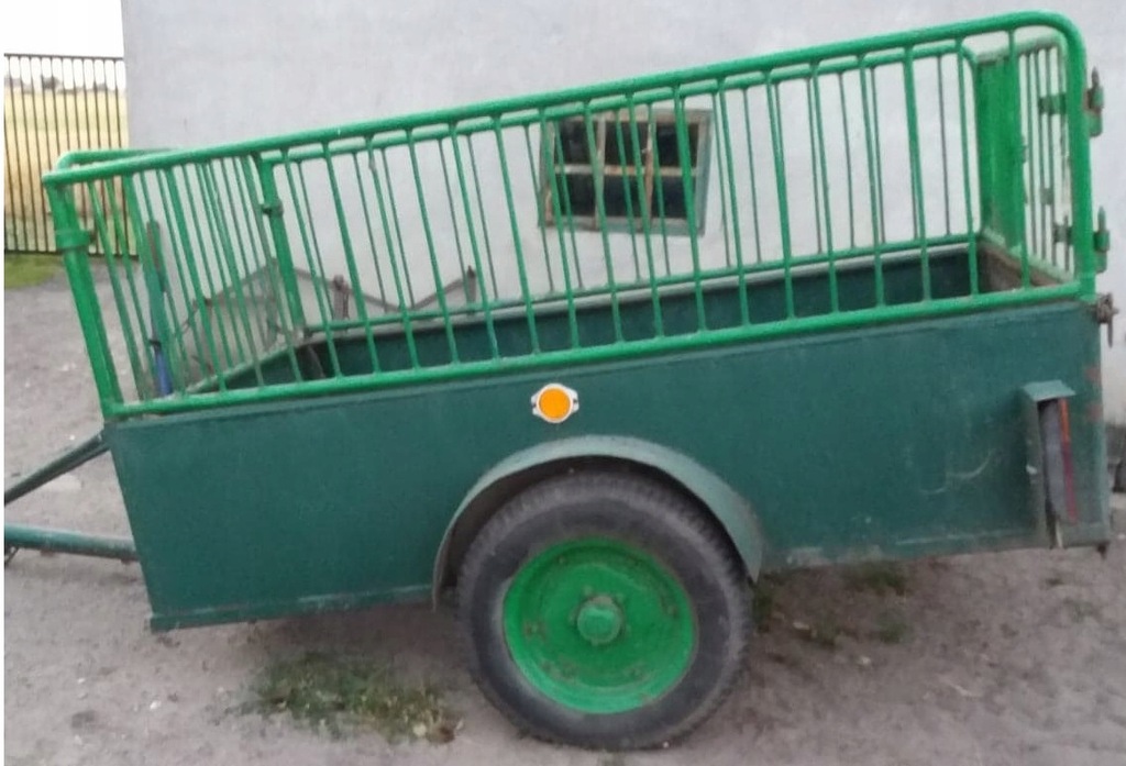 Przyczepa rolnicza, wózek jednoosiowy