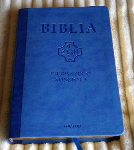 Biblia pierwszego Kościoła (niebieska)