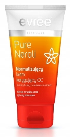 EVREE PURE NEROLI NORMALIZUJĄCY KREM KORYGUJĄCY CC