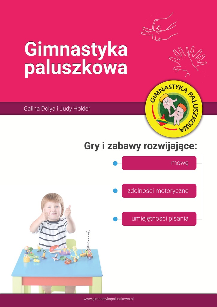 Gimnastyka Paluszkowa  książka zabawy dla dzieci