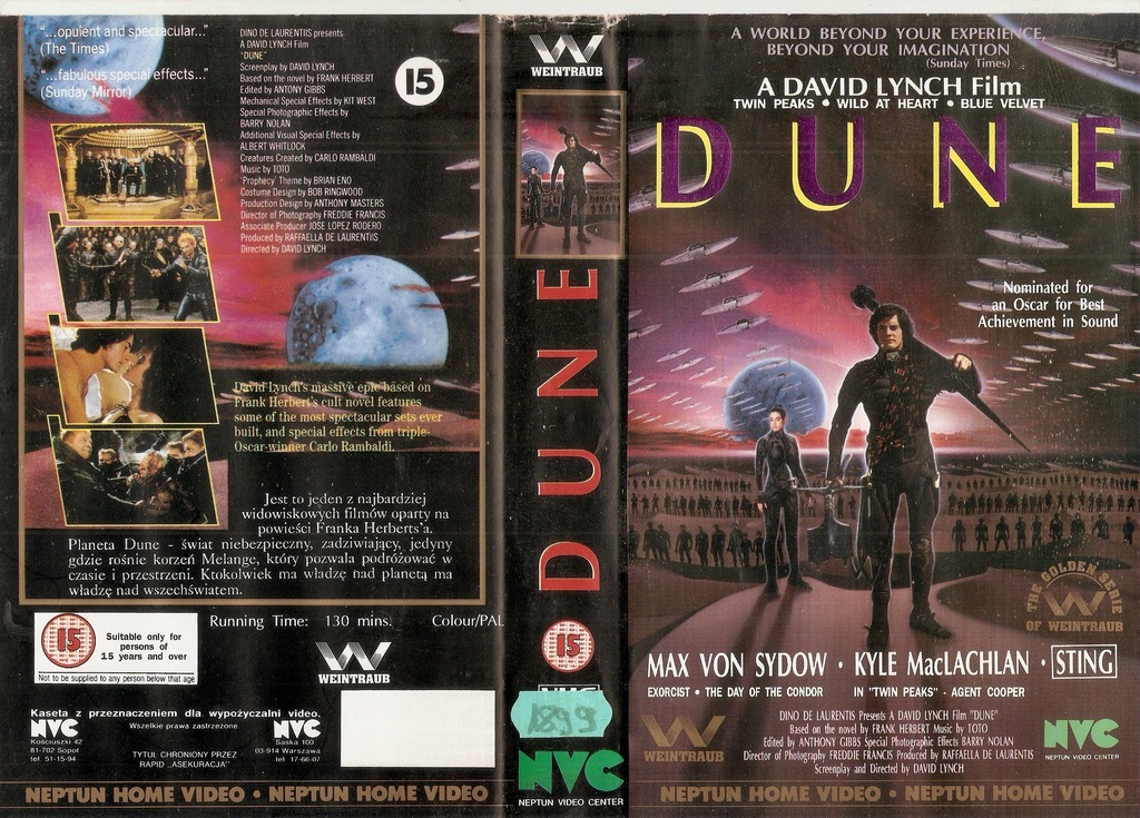 Diuna - VHS
