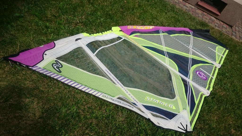 Żagiel windsurfing Simmer BlackTip 5,3 m2