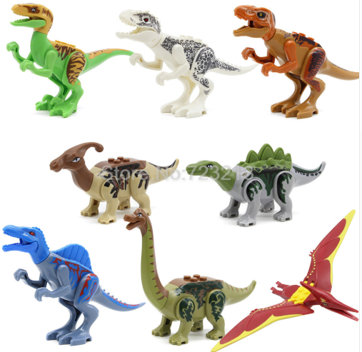 FIGURKI DINOZAURY JURASSIC WORLD 8 SZTUK wys. 24h