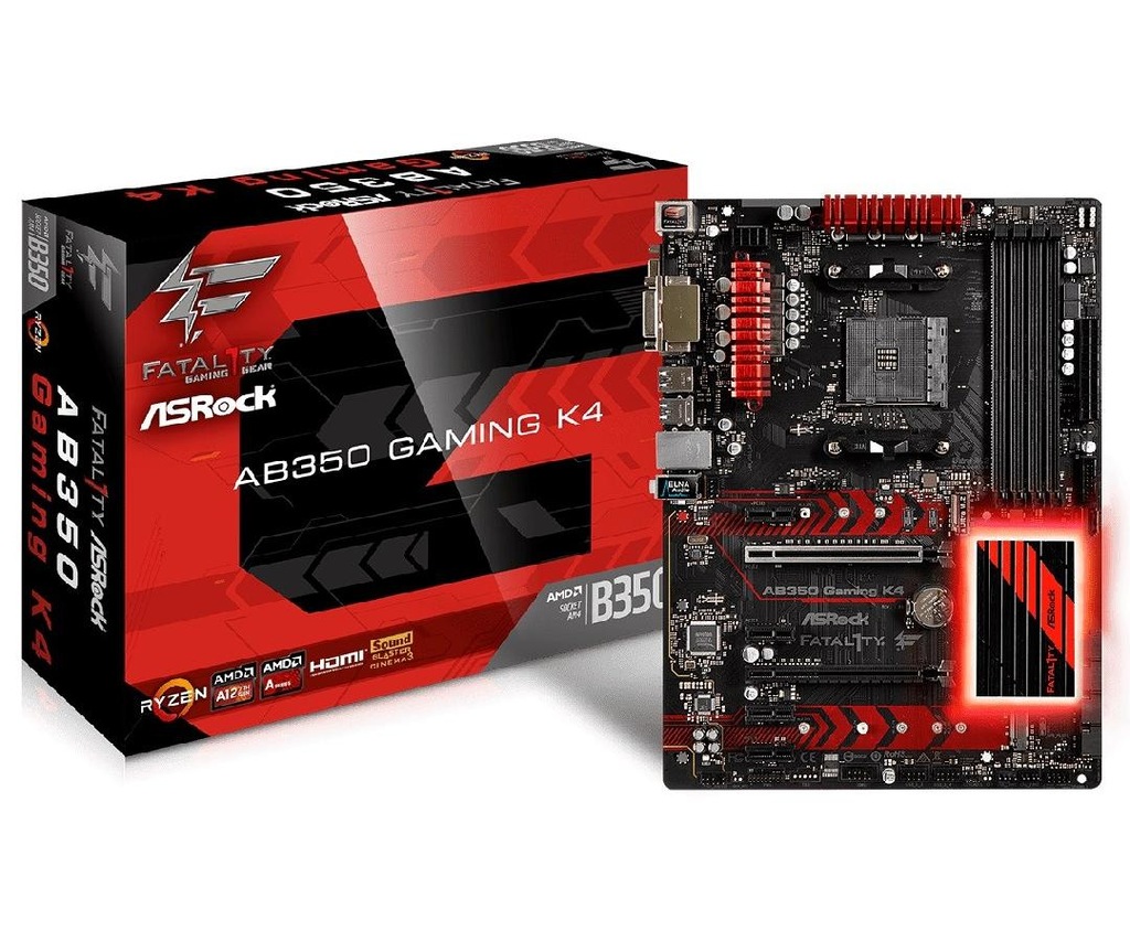 ASROCK AB350 GAMING K4 B350 4DDR4 USB3.0 ATX
