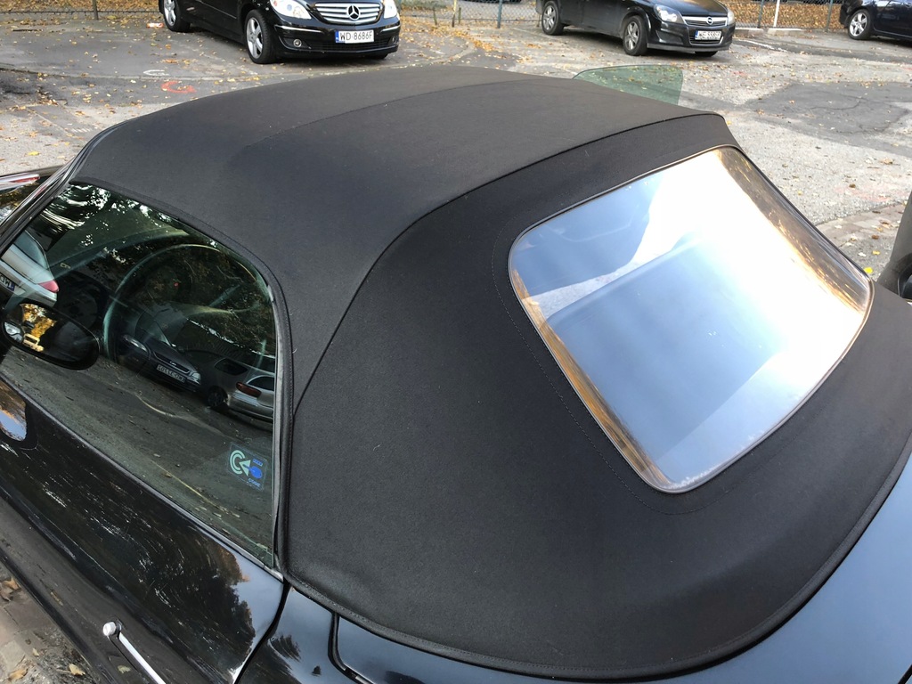 Fiat Barchetta 130 KM, czarny, nowy dach Okazja
