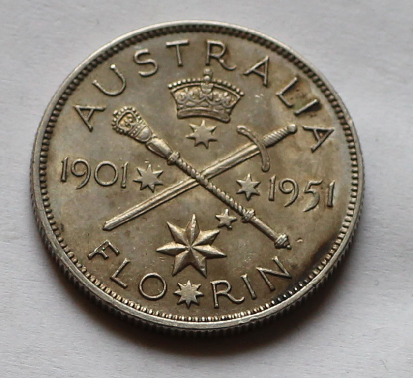 Australia  Florin 1951