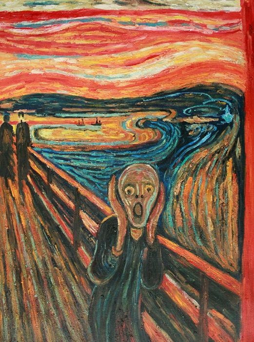 Obraz olejny Krzyk - Edvard Munch