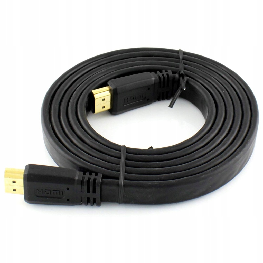 kabel HDMI Ligawo High Speed Ethernet płaski 1m