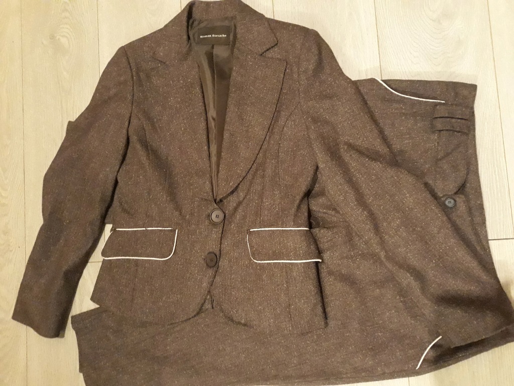 Kostium: spodnie + żakiet_44 na podszewce