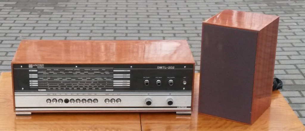 Radio Unitra Diora DMTL - 202, Ładny Stan kolumna