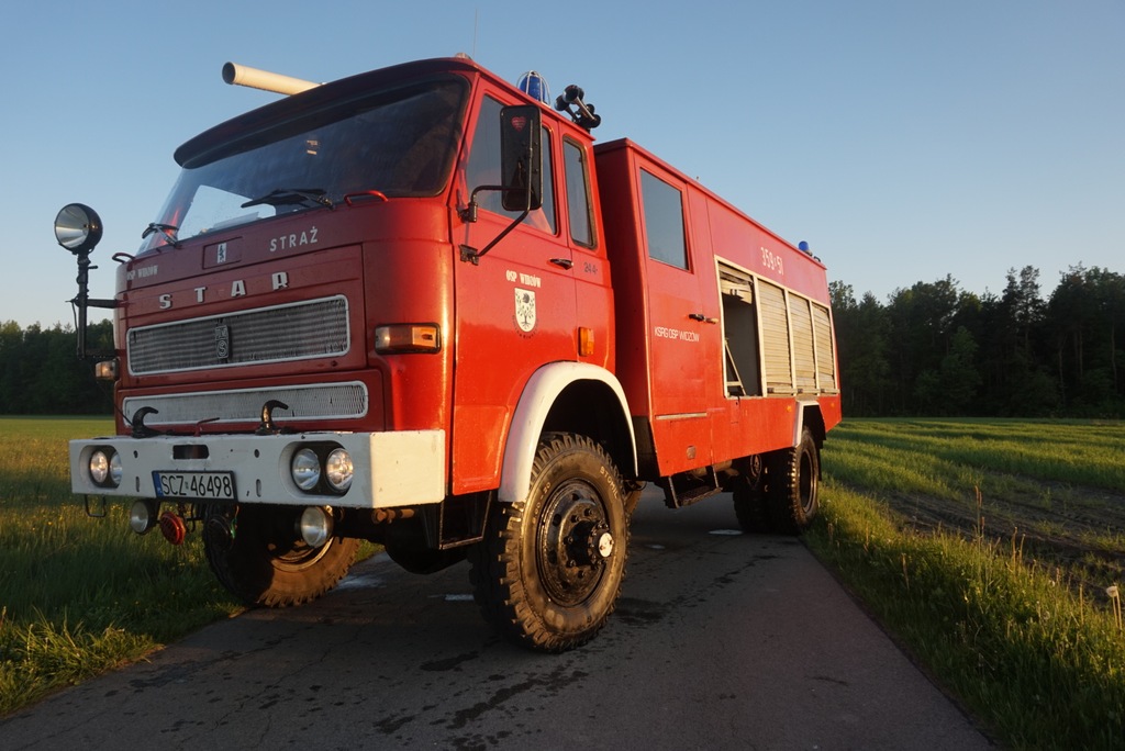 STAR 244L Pożarniczy Straż 4X4