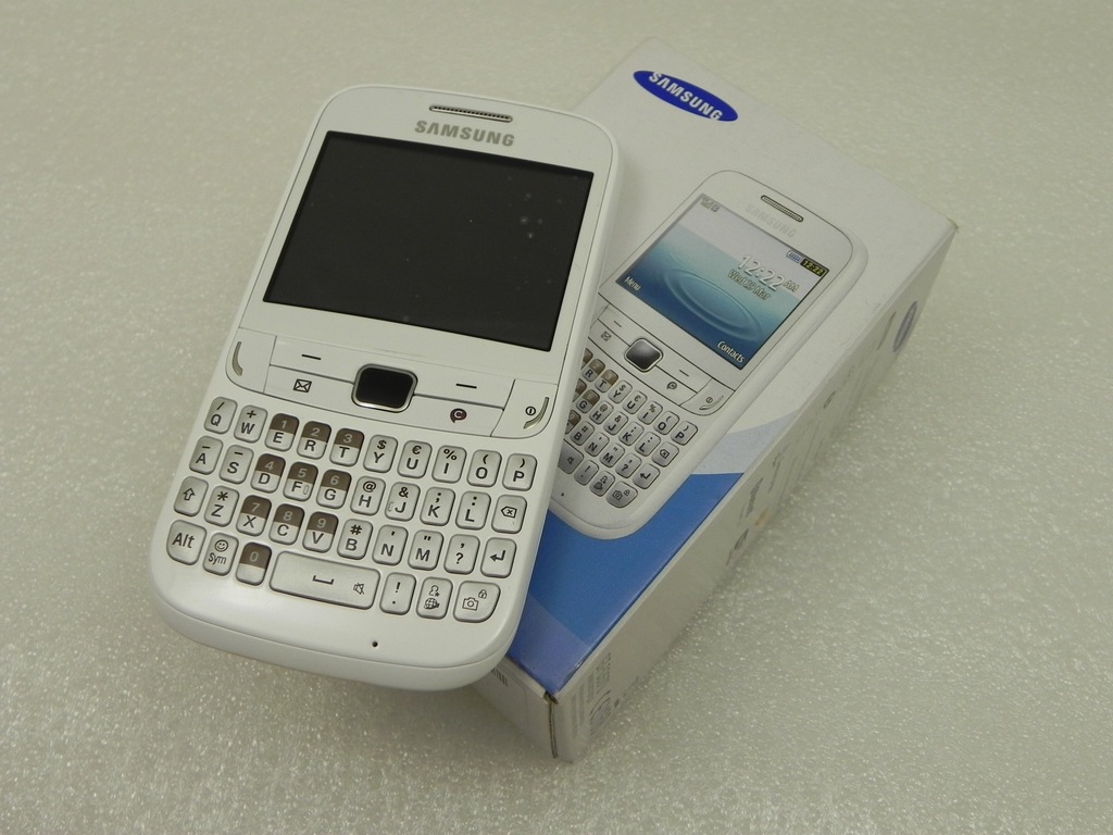 SAMSUNG CHAT 357 GT-S3570 QWERTY BIAŁY, KRAKÓW!