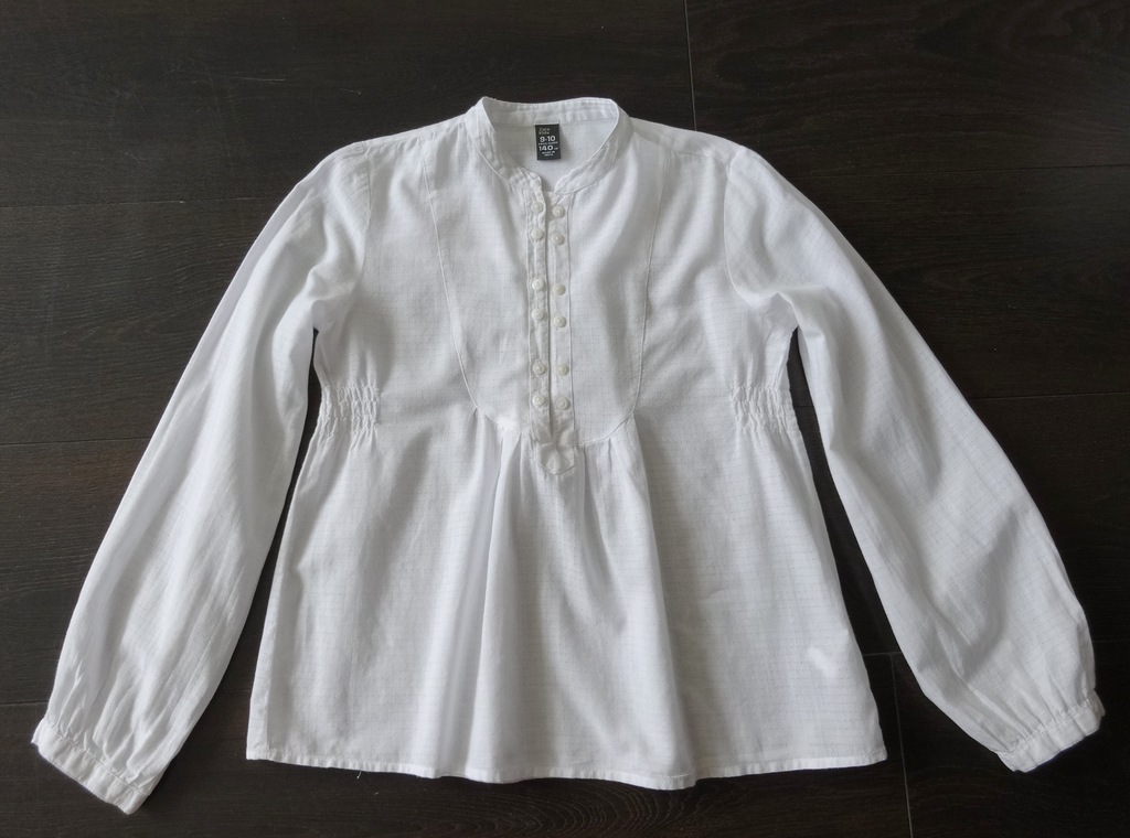 ZARA Kids biała koszula bluzka r 9-10L/140