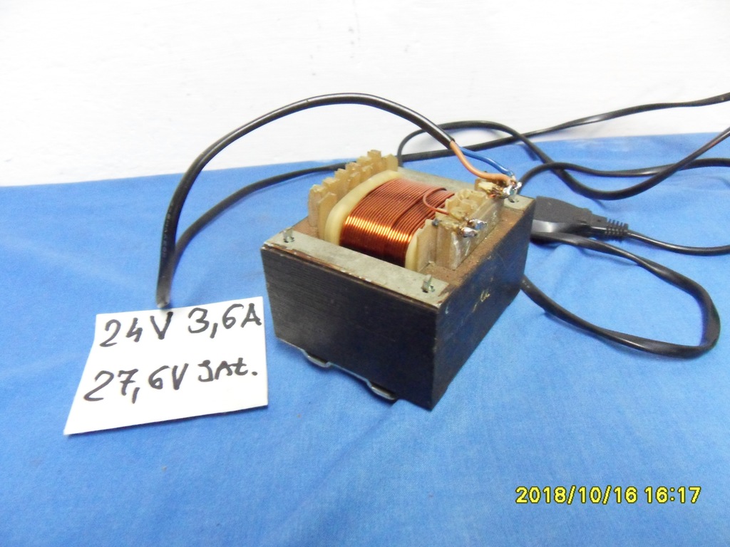 transformator 24V 3,6A sprawny