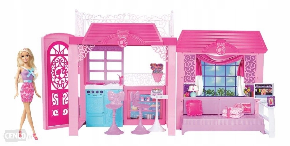 Mattel Barbie Domek Z Akcesoriami i Lalką Y4118