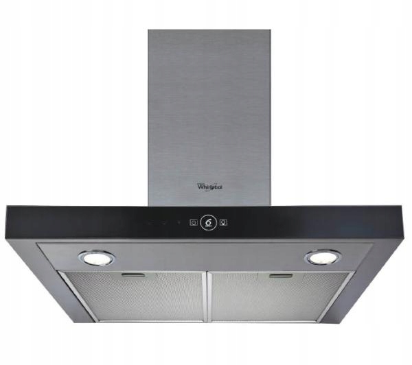 Okap kominowy Whirlpool AKR 746 IX Srebrno-Czarny