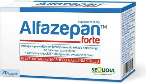 Alfazepan Forte 20kaps NA SEN USPOKOJENIE NERWY !
