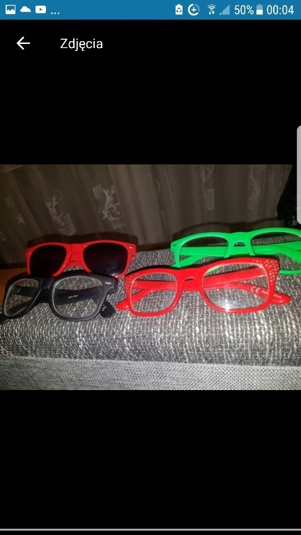 4 pary okularów zerówki