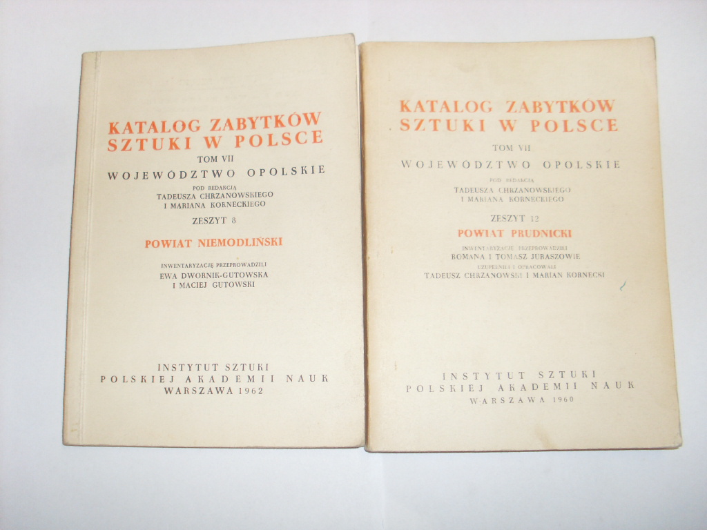KATALOG ZABYTKÓW SZTUKI OPOLSKIE Niemodlin Prudnik