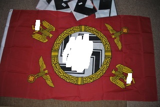 FLAGA III RZESZA ,FUHRER STANDARD, SS, WEHRMACHT
