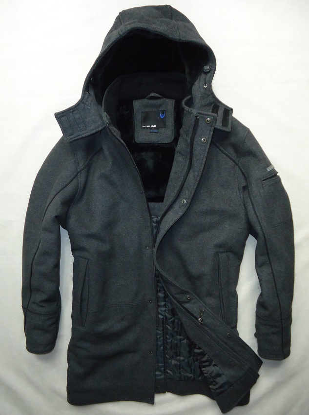 Kurtka zimowa DUCK and COVER płaszcz wełniany r XL