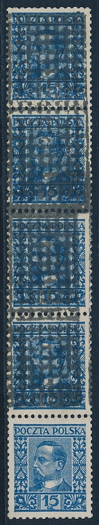 POLSKA 1928 SIENKIEWICZ ZA KRATĄ PASEK 5 ZNACZKÓW