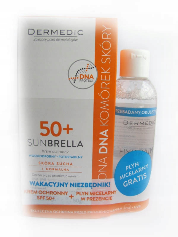 Dermedic Sunbrella SPF50+ zestaw skóra sucha - 7501573010 - oficjalne ...