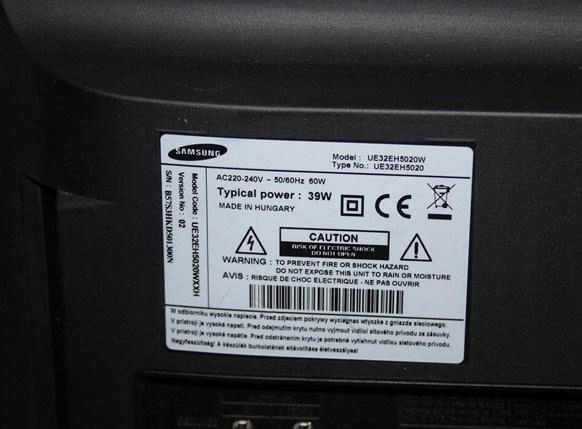 Matryca telewizora Samsung 32 cale UE32EH5020