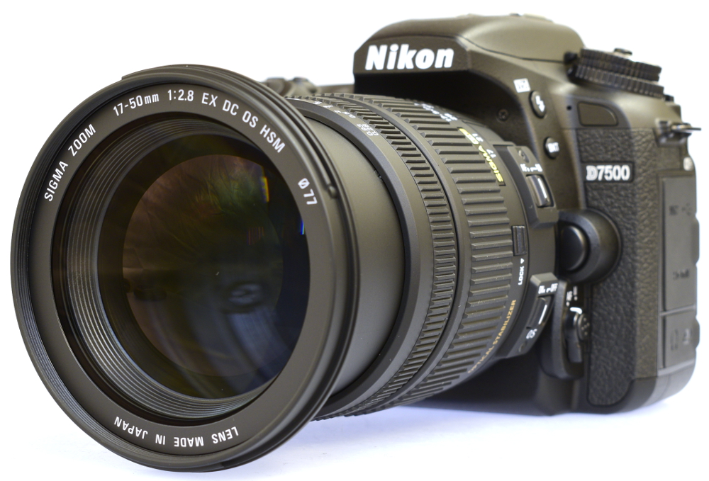 Nikon D7500•17-50mm F/2.8 EX DC OS HSM Nikon D7500 + Sigma 17-50 /2.8 OS Lublin - 7612950133