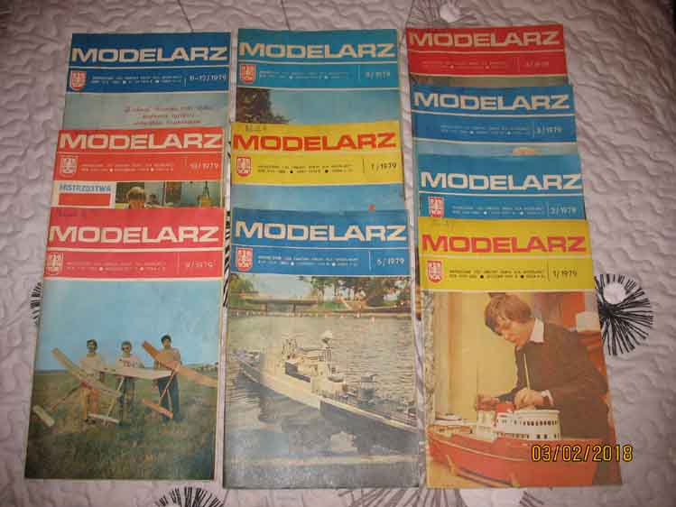 Modelarz rocznik 1979 (11 numerów)