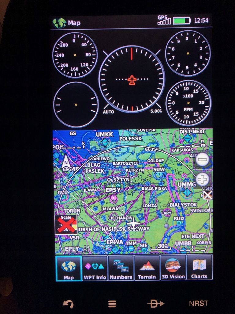 GPS nawigacja lotnicza Garmin Aera 790