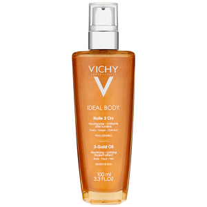Vichy Ideal Body olejek z brokatem do włosów twarz