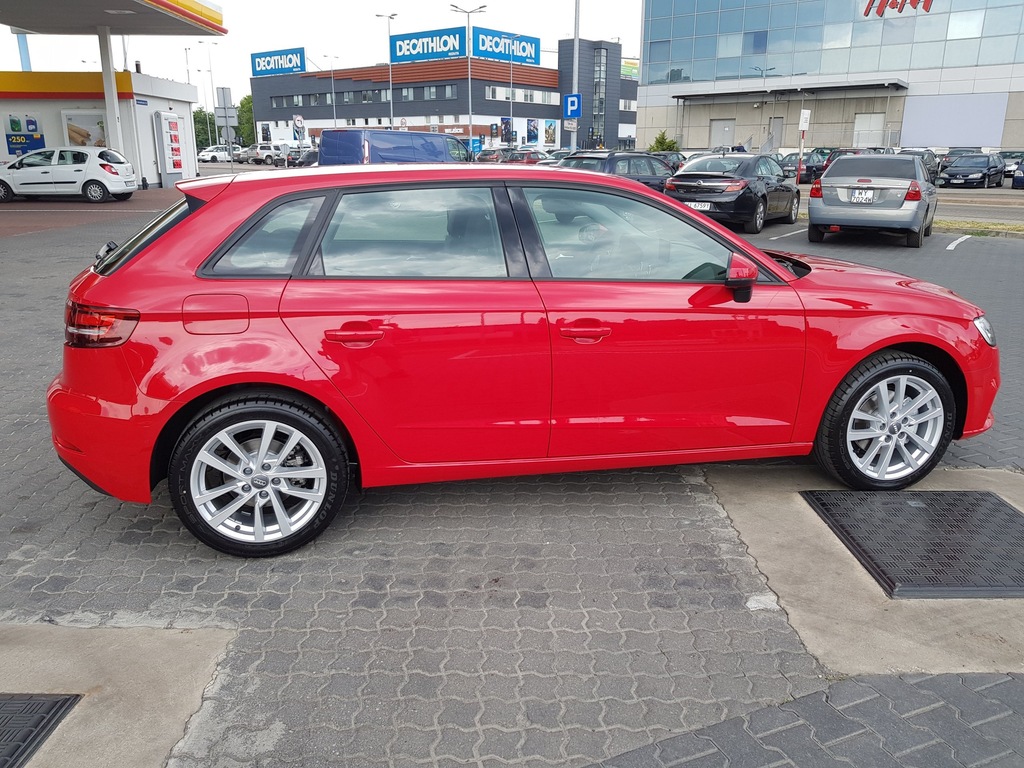 Audi A3 1.5 TFSI 150KM Czerwony Krakow 7406405136