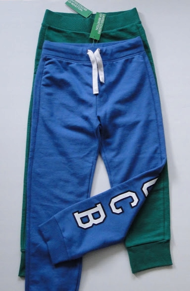 Benetton spodnie dresowe 2 pary L 8/9 lat 140