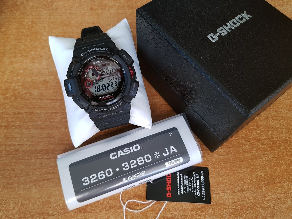 Casio G-Shock GW-9300-1JF Mudman w stanie idealnym