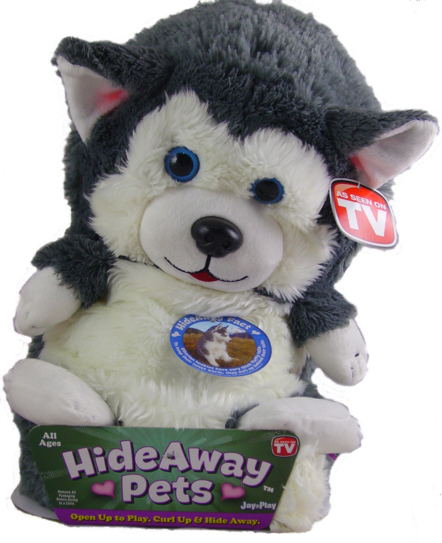 Hide Away Pets Chowajace Sie Zwierzatka Husky 35cm 6746522259 Oficjalne Archiwum Allegro